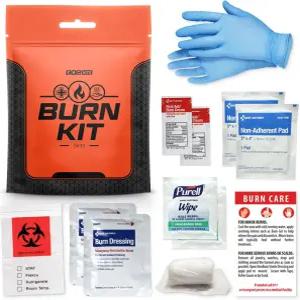 Go2Kits 고급 키트 드레싱이 포함된 종합 응급처치 크림 거즈 가정 사무실 자동차 및 여행용 휴대용