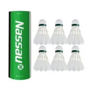 낫소 셔틀콕 NSC706(깃털) 6개입 깃털콕 배드민턴공 셔틀콕