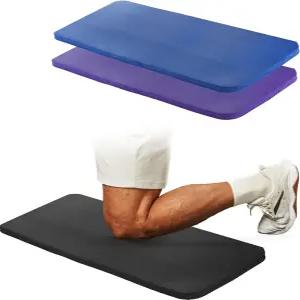 DEAYOU 3팩 요가 무릎 패드 쿠션 없는 요가를 위한 미끄럼 방지 운동 매트 엑스트라-두꺼운 필라테스