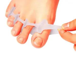 발가락보호실리콘 분리형 풋케어 젤소재발가락링 4홀분리형패드 실리콘