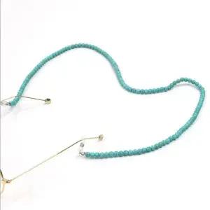 [하프클럽/]터키석겸용줄 코발트비즈목걸이 5mm고급안경줄 비즈목걸이
