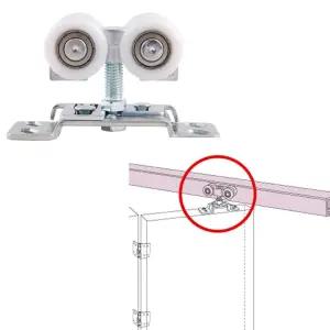 상단레일용 미닫이문 접이문 슬라이딩 호차 문바퀴 슬라이딩호차