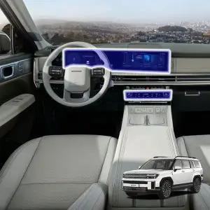 Brov 현대 싼타페 MX5 자동차 내비게이션 보호필름 논글레어 무광 눈부심방지 저반사 액정보호