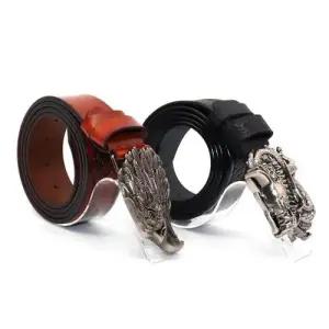 (쓰리몰) 용 독수리 케주얼벨트 청바지 통가죽벨트 WAEDA6F