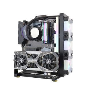 PC 케이스 컴퓨터 실버 브래킷 360mm 게이밍 스탠드