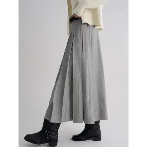 [에잇세컨즈] 벨티드 헤링본 스커트  그레이 (356127SM43)