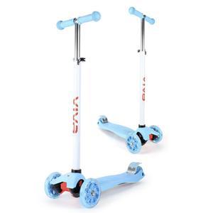 LED 바퀴 세발 킥보드 블루 남자아이 초등학생 스쿠터