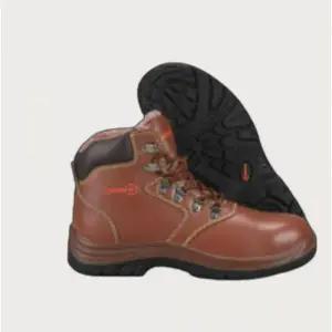 [하프클럽/]겨울 안전화 털 브라운 작업화 방한 보호 255