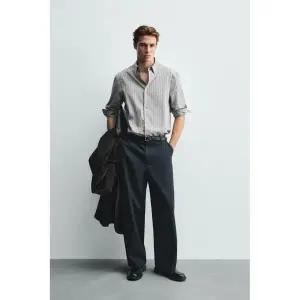 자라 ZARA 라이오셀-코튼 벌룬핏 팬츠 - 미디움 블루 5906531427 893999