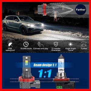 XSTORM H11 LED 헤드라이트 캔버스 9005 HB3 안개등 100W 20000LM 자동차 조명 전구 운전 램프 6500K 12V