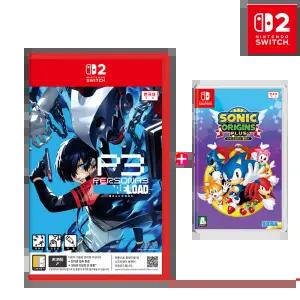 닌텐도 스위치 2 페르소나3 리로드+스위치 소닉 오리진스 플러스 세트