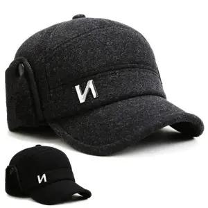 (색상 블랙)모직 귀달이 N볼캡 겨울모자 겨울모자 남자 명품 잡화