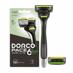 헬로쇼핑 도루코 페이스 6 스타일 면도기 6중날 SXD1002