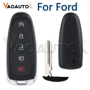 포드 에지 원정 탐색기 플렉스 포커스 토러스 링컨 MKX MKS MKT 네비게이터 5 버튼 용 원격 자동차 키 쉘 F