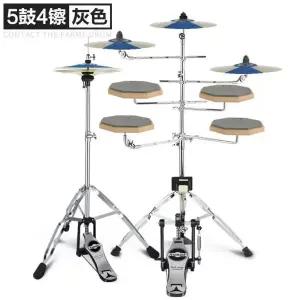 연습용 드럼패드 셋트 1개) 페달 킥 방음 드럼연습 사운드 오렌지(드럼 5개+