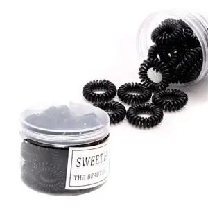 스프링 머리끈(소형) 자국없는 헤어끈 전화선 헤어끈 Oxw1+4JLA