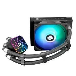 써멀라이트 아쿠아 엘리트 120 V3 AIO CPU 쿨러 120mm 액체 냉각 ARGB PWM 팬 인텔 LGA1150-1200 /AMD