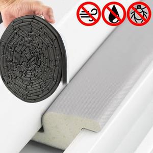 Z자형 창문 밀폐 스트립 방풍 방음 도어 씰 갭 자가 접착 음향 폼 충전