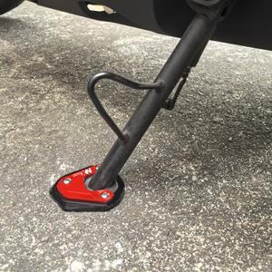 혼다 NX500 NX 2023 CNC 바이크 오토바이 킥 스탠드 사이드 확장 패드 확장 플레이트 타이어 밸브 캡