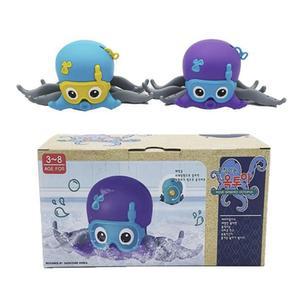 수영하는 문어 장난감 움직이는 아기 목욕 욕조 완구