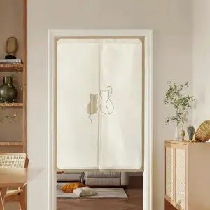 브로상회 분리형 주방 가림막 커튼 + 압축봉