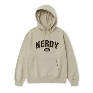 [널디](대전신세계)부클 아치 로고 풀오버 후디 베이지 PNEF24HD0430