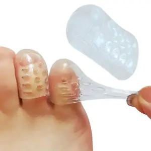 투명 실리콘 발가락 보호링 보호대 골무 발가락링 테이핑 밴드 아대 티눈 물집 방지 7P