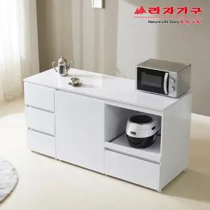 라자가구 리브 리안트 1600 광파 아일랜드 원도어 홈바 렌지대 수납장 RDY012