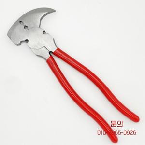 10.5 인치 라운드 노즈 펜스 플라이어 탄소강 다기능 커터 전문 하드웨어 도구 대형 휴대용