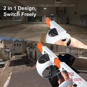PlayStation VR2용 건스톡 자석 흡착 게임 컨트롤러 어깨끈이 있는 PS