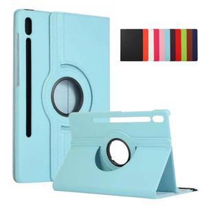 삼성 탭 S10 FE 플러스 13.1 ''케이스 360 회전 스탠드 PU 가죽 커버 Coque 갤럭시 SM-X620 X626