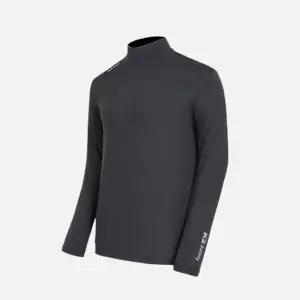 K2 에어모션 티셔츠 검정스포츠 보온 목티 운동 폴라 작업용