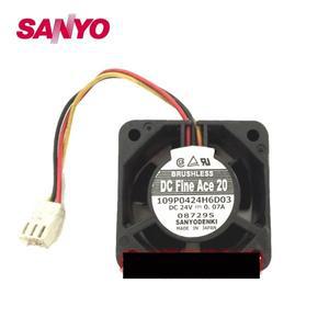 109P0424H6D03 4020 24V 0.07A 4CM 3 선 DC 냉각 팬