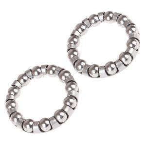 호환 2개 피트니스 자전거 베어링 교체 부품 장비 액세서리