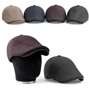[마메든]남녀공용 디아나 헌팅캡사게절 남녀 중년 신사 어르신 패션 베레모 도리우찌 숏챙 모자