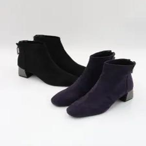 여성 큐빅 스웨이드 앵글부츠 122208