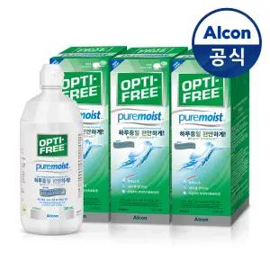 옵티프리 렌즈세척액 퓨어모이스트 300ml 3개