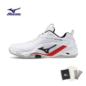 미즈노 웨이브 스텔스 네오2 (X1GA240059) 블랙레드 배드민턴화 배구화 탁구화 인도어화