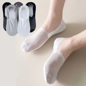 남성용 아이스실크 투명 쿨덧신 양말 페이크삭스