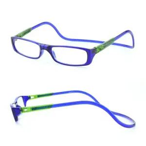 목에거는 남여공용 독서 목걸이 렌즈 돋보기 블랙 안경 노안 신상 100도