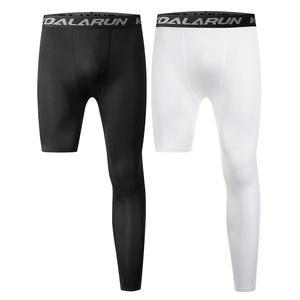 코알라룬 원 레그 컴프레션 타이츠 농구 싱글 롱 팬츠 스포츠 베이스 레이어 레깅스 1-2