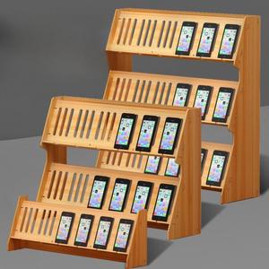 핸드폰 충전 보관함 수납함 12자리 옐로우 이동식 사무실 멀티 수거함 캐비닛 유형 1층