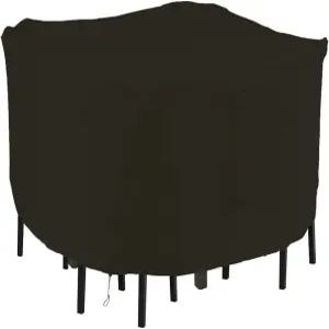 이지방 야외 바 높이 다이닝 세트 커버 5피스 하이 톨 스퀘어 비스트로 방수 헤비 듀티 76인치 파티오