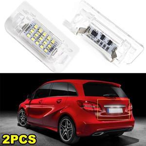 자동차 Canbus 번호판 램프 15SMD 라이트 플매트 카펫 러그 앤 플레이 메르세데스 호환 벤츠 호환 B 클래스