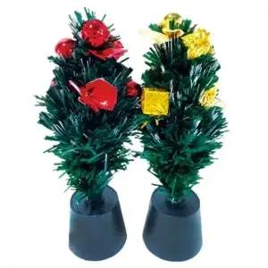 크리스마스 트리 실내장식 광섬유 미니트리30cm 풀세트 트리 풀세트 실내 미니 어 터소품 광섬유 성탄절