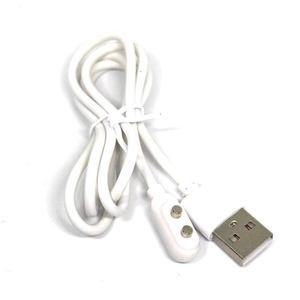 1/2pcs 원형 2 핀 자기 충전 케이블 센터 공간 5MM 7MM 자석 흡입 USB 전원 미용 기기 칫솔