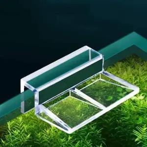 [에이치플러스몰]어항분리 칸막이 뚜껑 거치대 홀더 6mm 12mm 받침 6p 6개입 고정클립