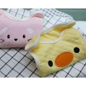 (사이즈 2XL)귀여운 강아지 보송한 수면 조끼 옐로우 2XL 1P 겨울 실내