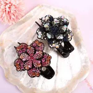 [셀러에이드]블랙펄 헤어집게핀 머리핀 반묶음 긴머리