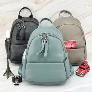 여성 미니 가죽 백팩 데일리 직장인 대학생 캐주얼 가방